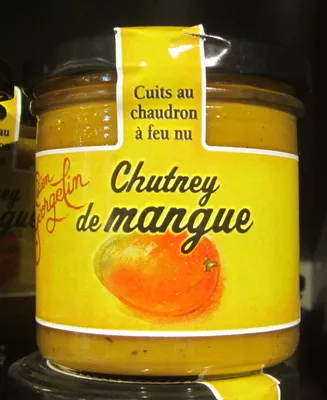 Chutney de Mangues à l'Oignon Rouge Lucien Georgelin 150 g, code 3330720520135