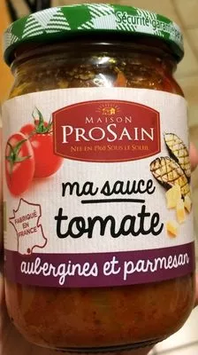 Ma sauce tomate aubergines et parmesan ProSain 200 g, code 3335880005690