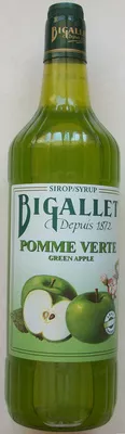 Sirop pomme verte Bigallet 1 l, code 3336770000290