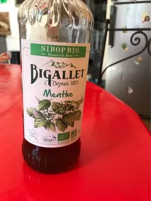 Sirop de menthe Bigallet 70 cl, code 3336770004304