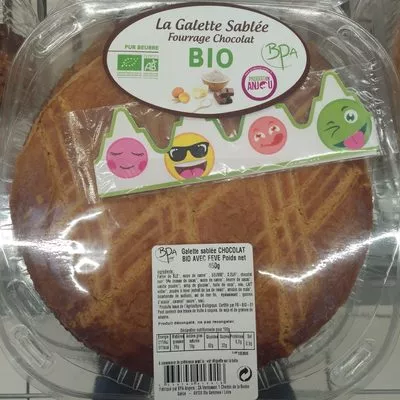 Galette Sablée Chocolat BIO 480g avec fève BPA 480 g, code 3339740013016