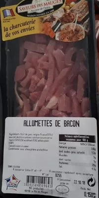 Allumettes de bacon Saveur des Mauges , code 3340584109643