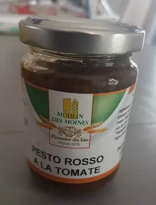 Pesto rosso à la tomate Moulin des Moines , code 3347430021227