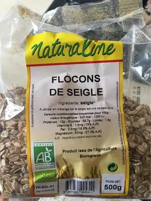 Flocons de seigle Naturaline 500 g, code 3347431905311