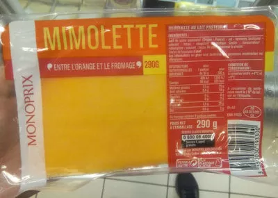 Mimolette Monoprix 290 g, code 3350030193300