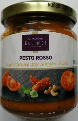 Pesto Rosso Monoprix Gourmet, Monoprix 190 g, code 3350031666414