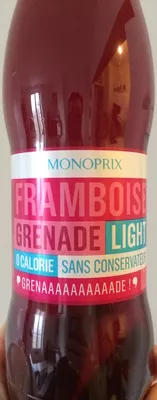 Framboise Grenade Light Monoprix 1 l, code 3350033111851