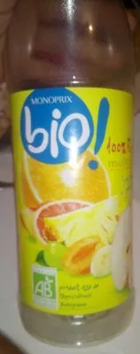 100% pur jus multifruits bio Monoprix 1 L, code 3350033288881