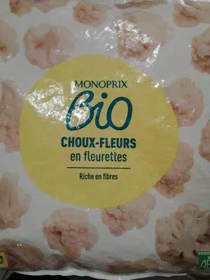 Choux-fleurs en fleurettes Monoprix Bio, Monoprix , code 3350033566415