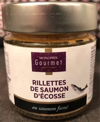 Rillettes de saumon d'Ecosse Monoprix Gourmet,  Monoprix , code 3350033695443