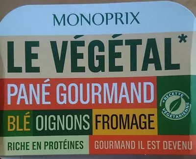 Le végétal Pané gourmand blé oignons fromage  , code 3350033761117