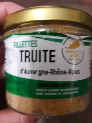 Rillettes truite d'Auvergne Rhône Alpes  , code 3356990220025