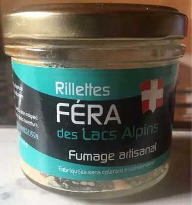 Rillettes de Féra Cuisine du Pêcheur, Le Fumet des Dombes 90 g, code 3356991000909