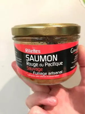 Rillettes saumon rouge du pacific Le Fumet Des Dombes , code 3356993451808