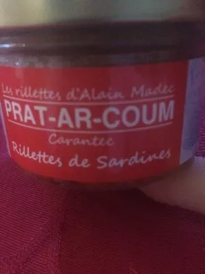 Rillettes de sardines Carantec , code 3361130007329