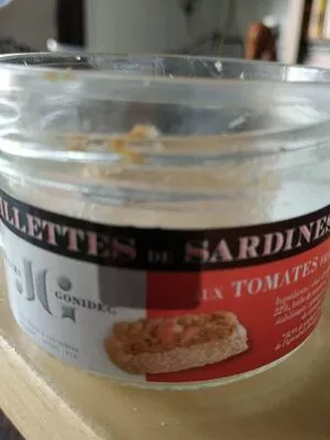 Rillettes de sardines aux tomates fraîches bio  , code 3365620920013