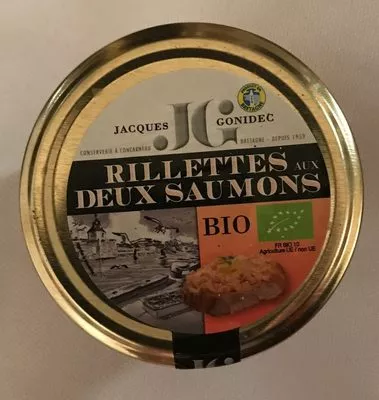 Rillettes aux deux saumons Jacques Gonidec , code 3365620970018