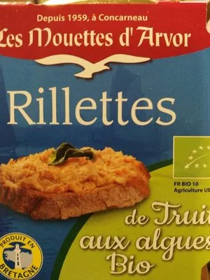 Rillettes de Truite Bio Conserverie gonidec , code 3365624180079