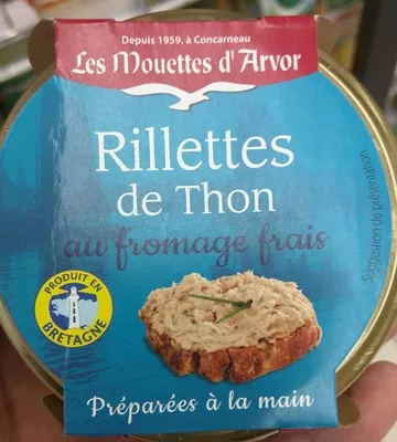 Rillettes de Thon au fromage frais Les Mouettes d'Arvor 125 g, code 3365629110026