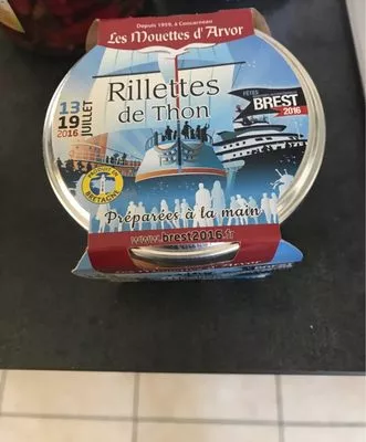 Rillettes de thon Les Mouettes d'Arvor , code 3365629110217