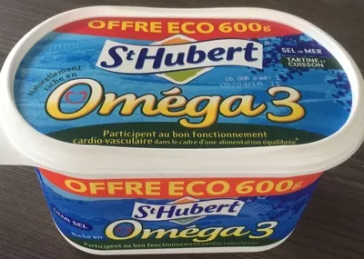 Margarine Oméga 3 (50 % MG) St Hubert 600 g, code 3366321051655