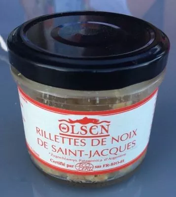 Rillettes de noix de saint jacques Olsen , code 3367940000642