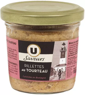 Rillettes de tourteaU_SAVEURS U 100 g, code 3368957390689