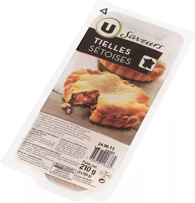 Tielles Sètoises U Saveurs,  U 2 x 105 g, code 3368958418382