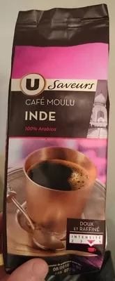 Café moulu Inde U, U Saveurs 250 g, code 3368959608768