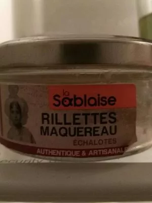 Rillettes Maquereaux échalotes La Sablaise , code 3375160000298