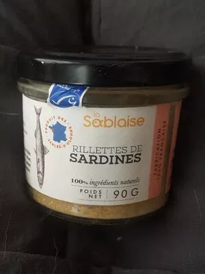 Rillettes de sardines  90 g, code 3375160014004