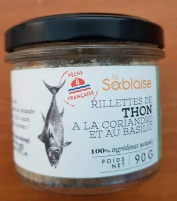 Rillettes de Thon Coriandre Basilic  , code 3375160014035