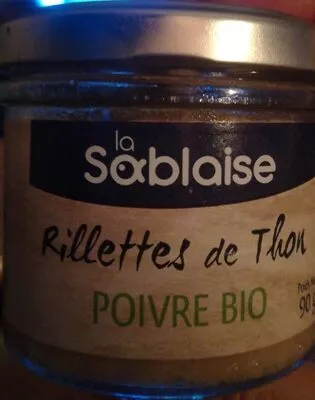 Rillettes de thon poivre bio  , code 3375160834060