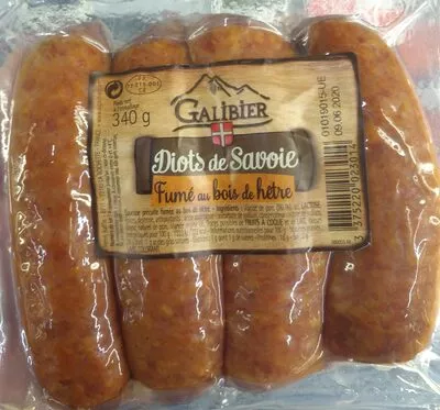 Diots de Savoie fumé au bois de hêtre Galibier 340 g, code 3375220023014