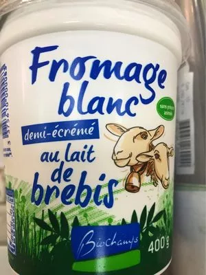 Yaourt Lait Brebis 1/2 Écrémé Biochamps 400 g, code 3375610000083