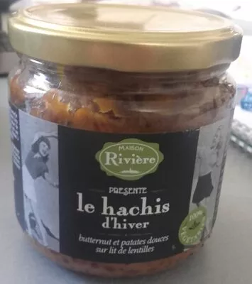 Le hachis d'hiver butternut et patates douces lentilles Maison Rivière 380 g, code 3375644008338