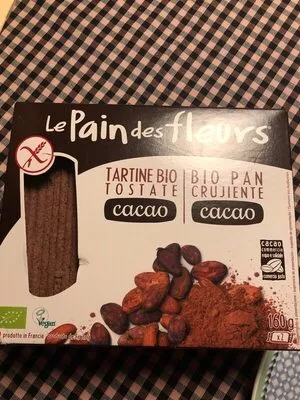 Pan crujiente cacao Le Pain des Fleurs , code 3380380074097