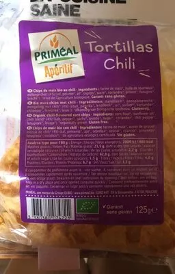 Tortillas Chili Primeal 125 g, code 3380380074721