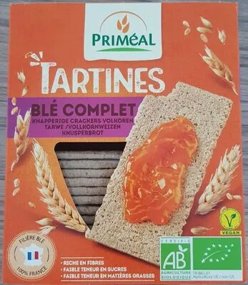 Tartines blé complet Primeal , code 3380380087721