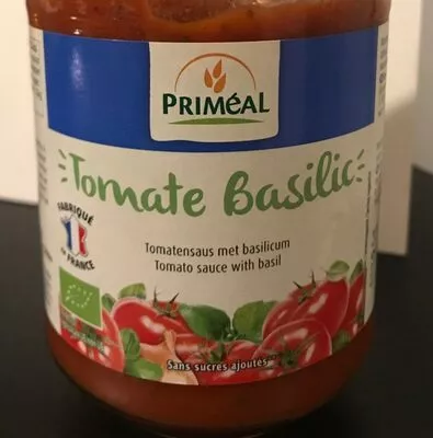 Sauce Tomate Basilic Primeal , code 3380380090011