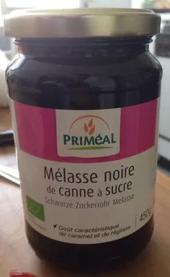 Mélasse noire de canne à sucre Primeal 450 g, code 3380390421058