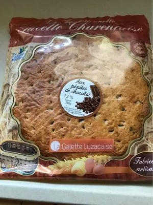 Galette charentaise aux pépites de chocolat La Galette Luzacaise 320 g, code 3380790000396