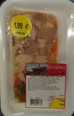 Poulet en Gelée aux Petits Légumes Saveurs Bressanes 0.140 kg, code 3384110004781