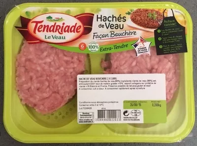 Hachés de veau façon bouchère Tendriade 200 g (2 * 100 g), code 3384480022033