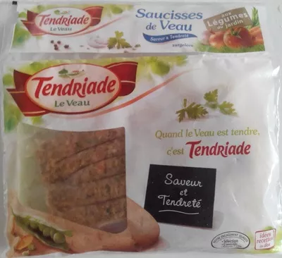 Saucisses de veau aux légumes du jardin Tendriade 550 g, code 3384480085366