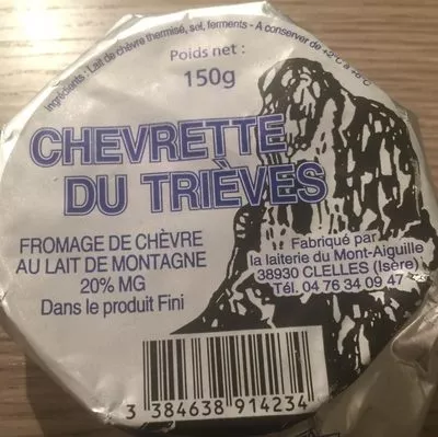 Chevrette de trieves Laiterie du Mont Aiguille 150 g, code 3384638914234