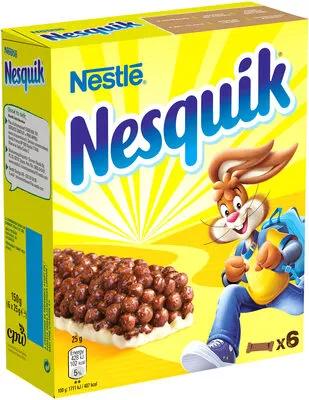 NESQUIK Barres de Céréales Nestlé 6 x 25 g, code 3387390406719