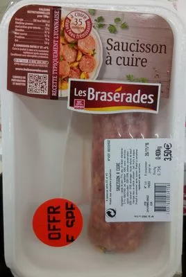 Saucisson à cuire Les Brasérades 0,400 kg, code 3387620034156