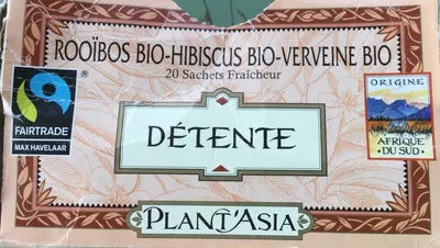 Détente Plant'Asia 36 g, 20 sachets de 1.8 g, code 3388742804061