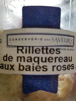 Rillettes de maquereau aux baies roses  , code 3389090001225